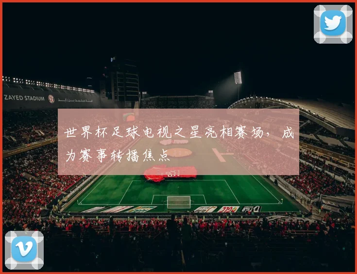 世界杯足球电视之星亮相赛场，成为赛事转播焦点