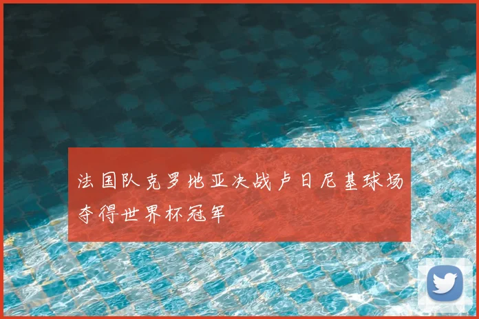 法国队克罗地亚决战卢日尼基球场夺得世界杯冠军